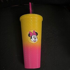 Minnie Mouse Yellow and Pink Tumbler